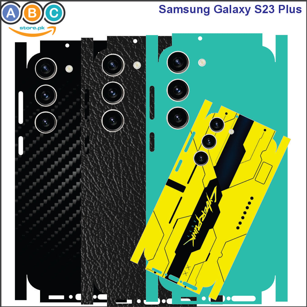 Samsung Galaxy S23+ (Plus), 3D Embossed Full Back Protection Phone Vinyl Wrap