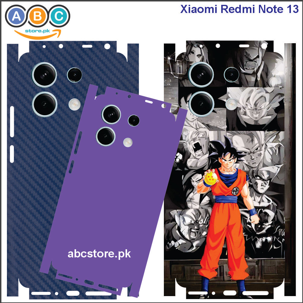 Xiaomi Redmi Note 13, Printed Full Back Protection Phone Vinyl Wrap