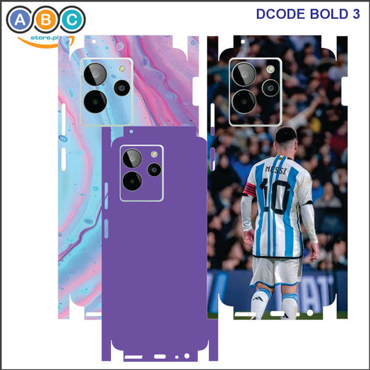 Dcode Bold 3, Printed Full Back Protection Phone Vinyl Wrap