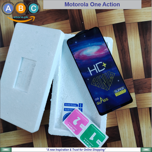 Motorola One Action, HD+ Tempered Glass Screen Protector