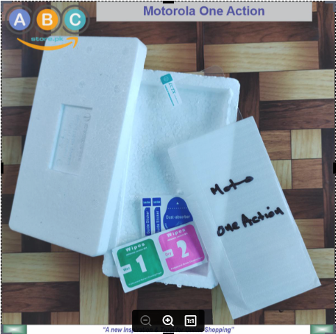 Motorola One Action, Polished Tempered 2.5D 9H Glass Screen Protector