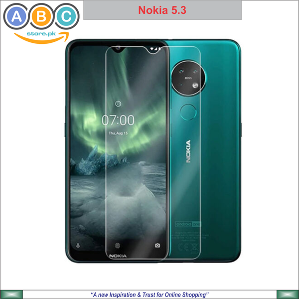 Nokia 5.3, Polished Tempered 2.5D 9H Glass Screen Protector