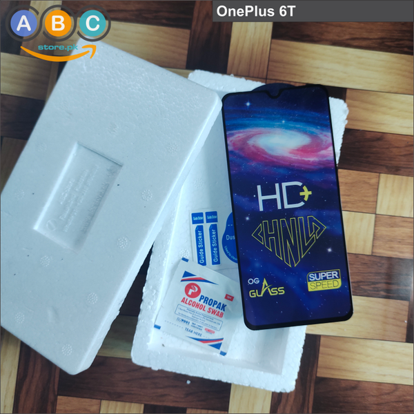 OnePlus 6T, HD+ Tempered Glass Screen Protector