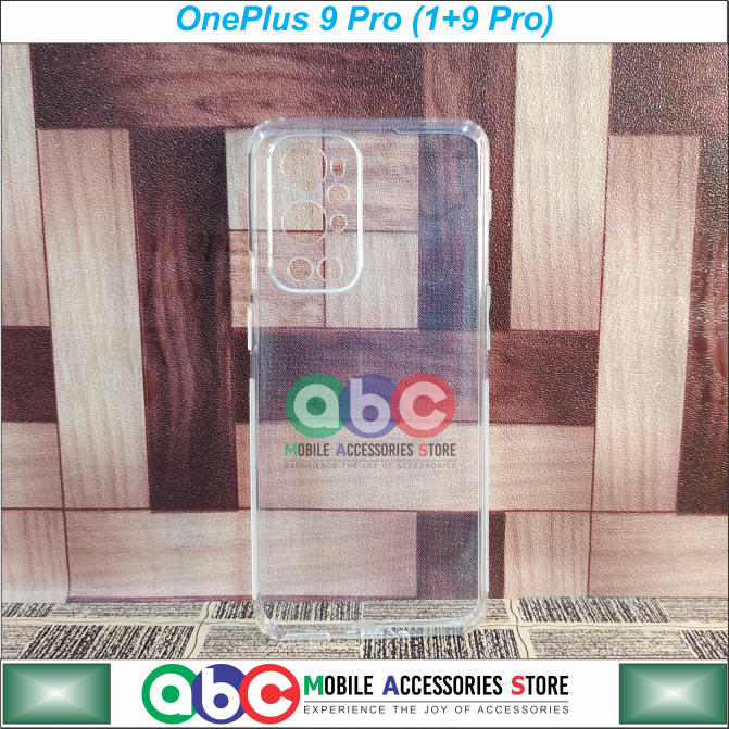 OnePlus 9 Pro Case, Soft TPU Ultra-Clear with Dust Plugs (NO Corner Bumpers) Back Cover