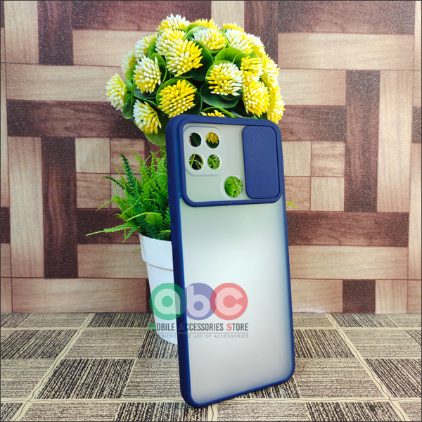 Oppo A15/A15s Case, Shutter Window Lens Protective Back Cover