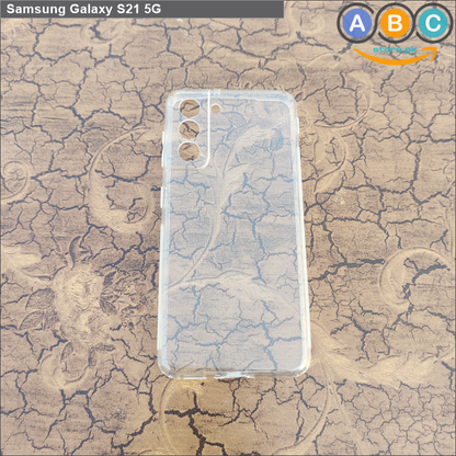 Samsung Galaxy S21 (5G) Case, Soft TPU with Dust Plugs (NO Corner Bumpers) Ultra Clear Back Cover