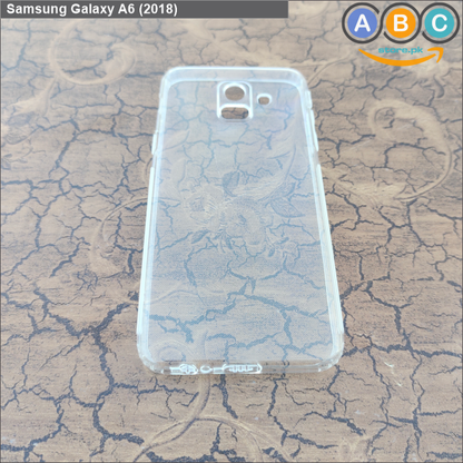 Samsung Galaxy A6 (2018) Case, Soft TPU Ultra-Clear with Dust Plugs (NO Corner Bumpers) Back Cover