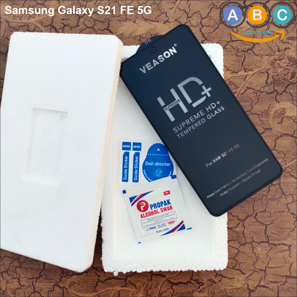 Samsung Galaxy S21 FE 5G, HD Tempered Glass Screen Protector