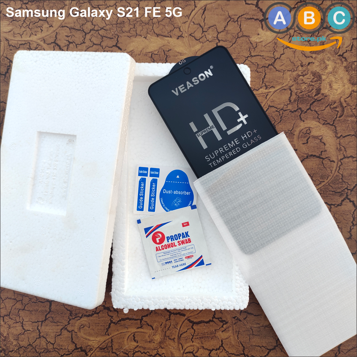 Samsung Galaxy S21 FE 5G, HD Tempered Glass Screen Protector