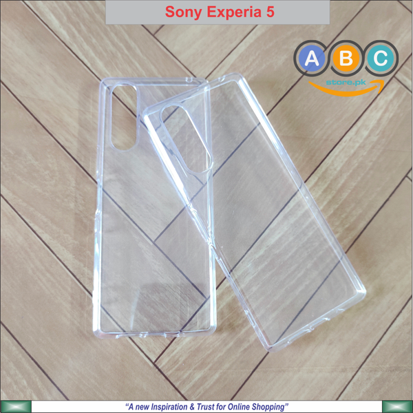 Sony Xperia 5/ XZ5 Case, TPU Ultra Clear Soft Silicone Phone Back Cover