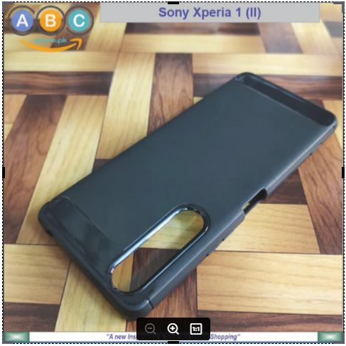 Sony Xperia 1 (II) Case, Brushed Texture TPU Shockproof Back Cover