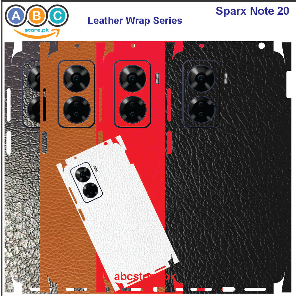 Sparx Note 20, Glossy/Matte/Carbon/Leather Textured Full Back Protection Phone Vinyl Wrap