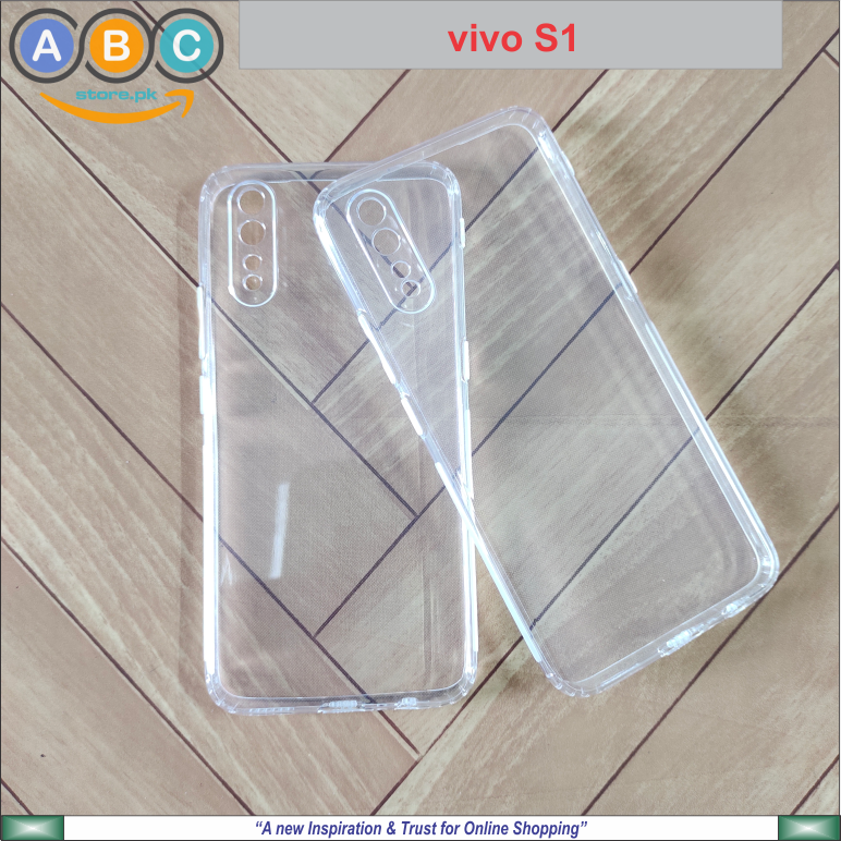 Vivoo S1 Case, Soft TPU Ultra-Clear with Dust Plugs (NO Corner Bumpers) Back Cover