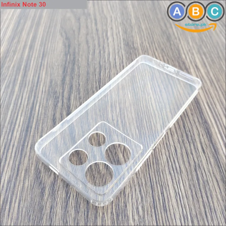 Infinix Note 30 (4G/5G) Case, Soft TPU with Dust Plugs (NO Corner Bump ...