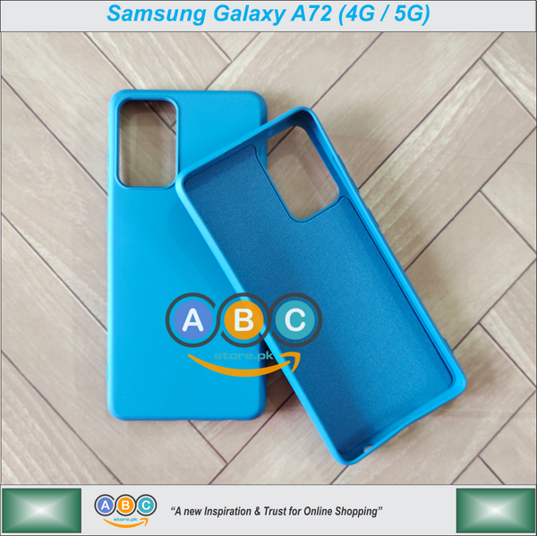 Samsung Galaxy A72 (4G/5G) Case, Liquid Silicone Lens Protective Back Cover