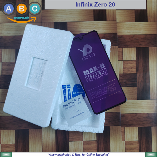 Infinix Zero 20, OG/HD Tempered Glass Screen Protector